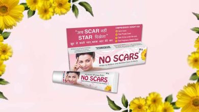 Photo of Applying the no scars cream for acne 